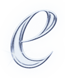 Dreamy Chrome Letter E Type Sticker