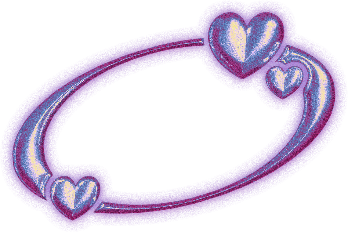 Gradient Chrome Hearts